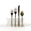 Gold flatware