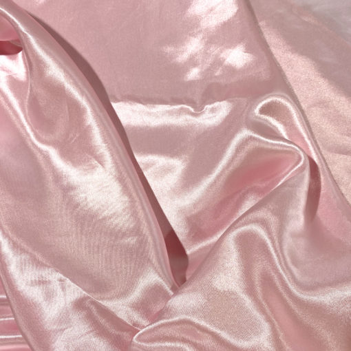 Pale pink satin overlay