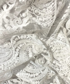 White princess lace overlay