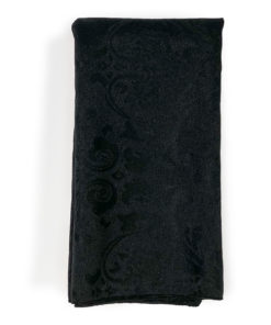 Black jacquard napkin