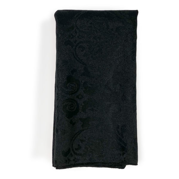 Black jacquard napkin