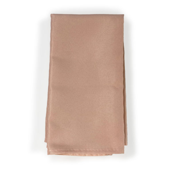 Blush polyester napkin