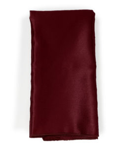 Burgundy Satin Napkin