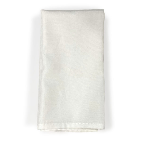 Plain White Polyester Napkin