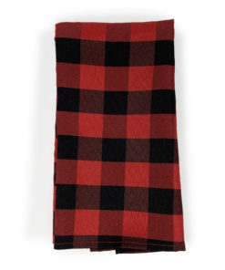 Red and Black Gingham Napkin