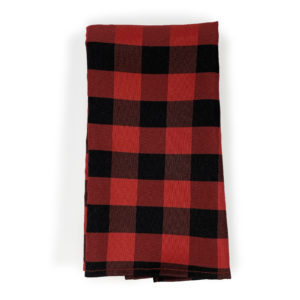 Red and Black Gingham Napkin