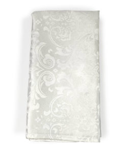 White jacquard napkin