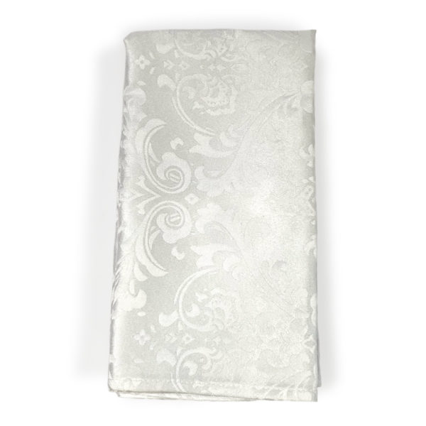 White jacquard napkin