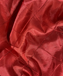 Apple Red Pintuck Overlay