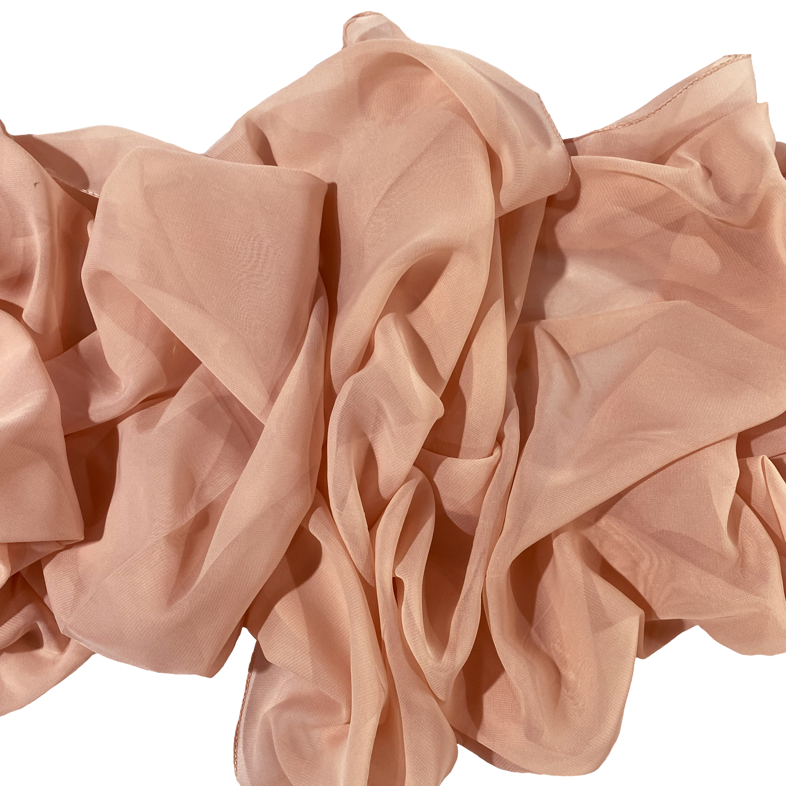 Blush chiffon runner