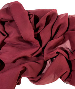 Burgundy chiffon