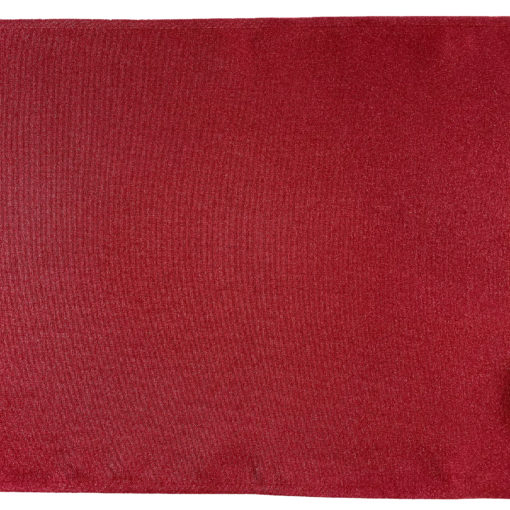 Burgundy polyester runner