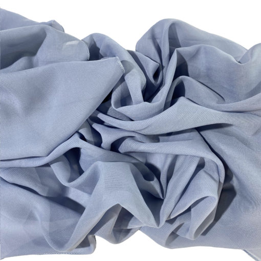 French blue chiffon