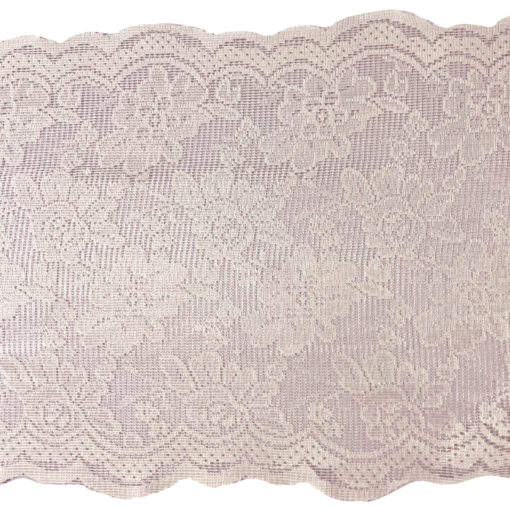 Ivory scalloped lace