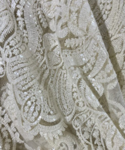 Ivory princess lace overlay