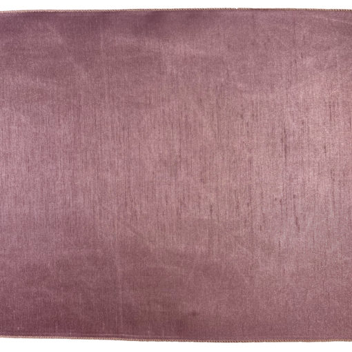 Mauve shantung runner