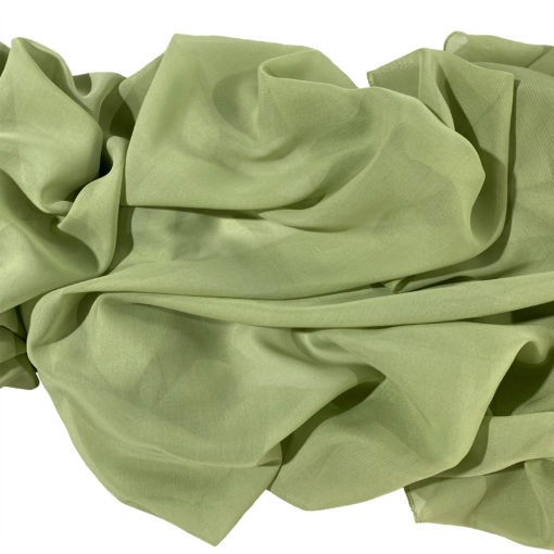 Sage green chiffon runner