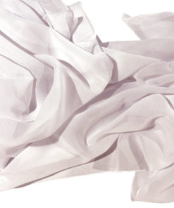 White chiffon runner