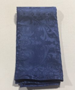 Navy Blue Jacquard